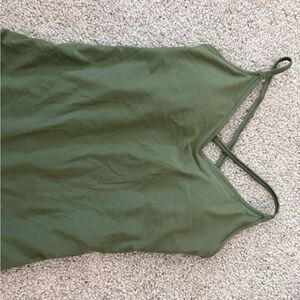 Green Strappy Swimsuit